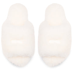 Miriam Fur Slipper - Off White