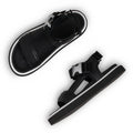 Cody Sandal - Black Leather