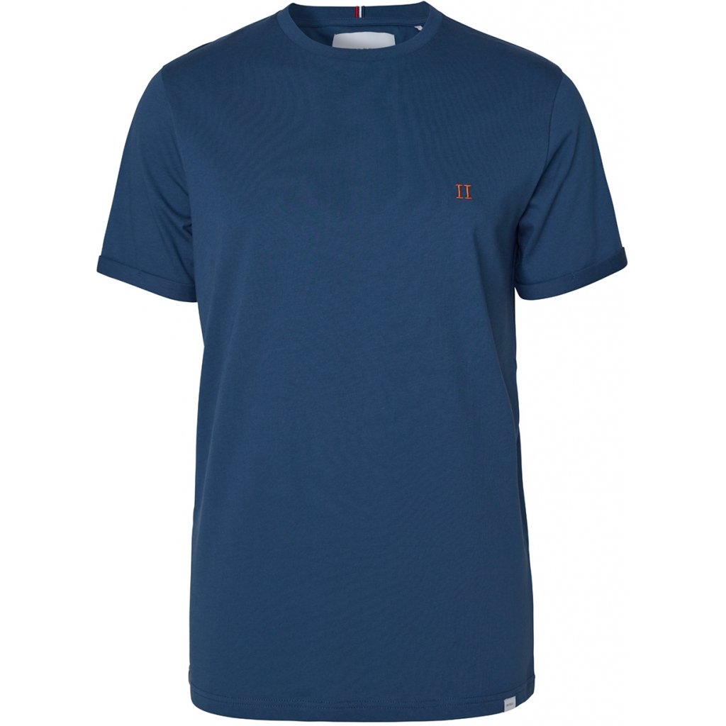 Nørregaard T-Shirt - Denim Blue/Orange