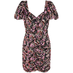 Fabiola Lurex Short Dress - Graphic Art