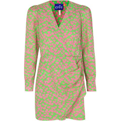 Yvonne Dress - Heartsbeats Green