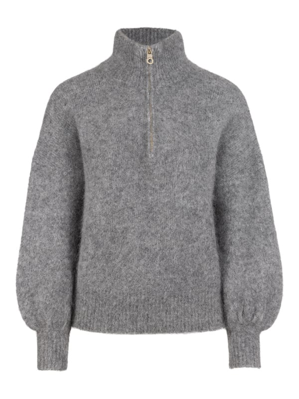 Li Chunky Sweater - Grey Melange