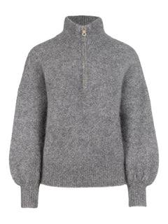 Li Chunky Sweater - Grey Melange
