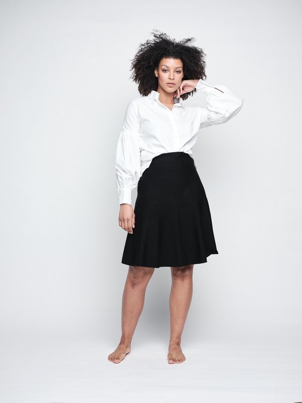 Darja Merino Skirt - Black
