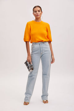 AlphaGZ Tee - Flame Orange Melange