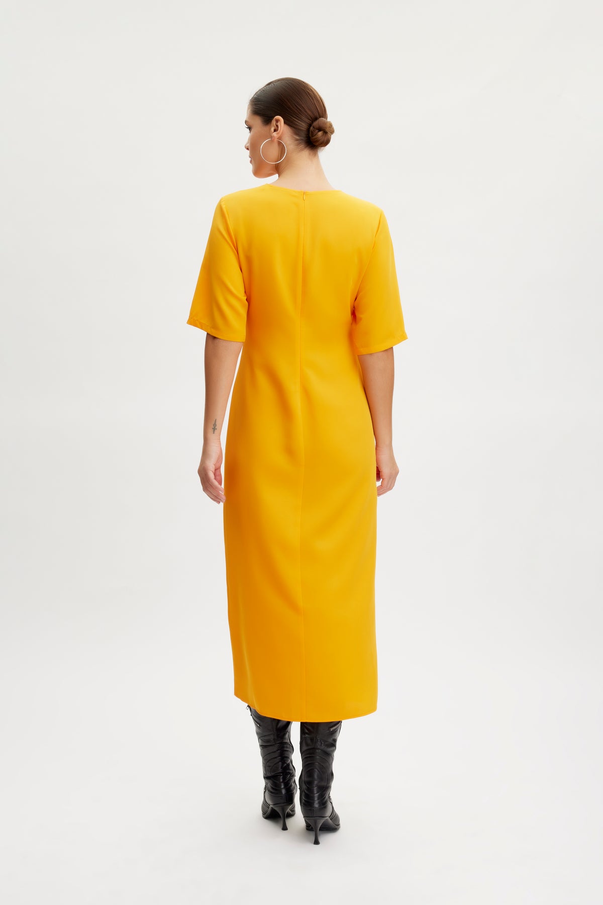 MelbaGZ Long Dress - Flame Orange