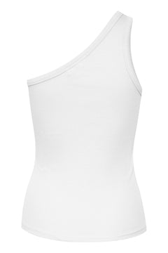 DrewGZ One Shoulder - Bright White
