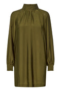 Luellagz Short Dress - Dark Olive