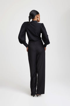 RifaGZ Button Blouse - Black