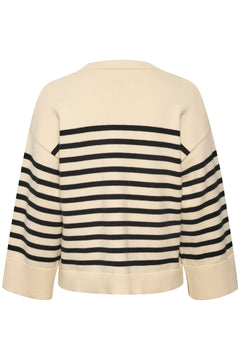 EmblaGZ Cardigan - Black/Off White
