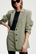 CinnaGZ MW Mini Skirt - Minced Herb Check