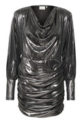 MaddixGZ Ls Short Dress - Silver