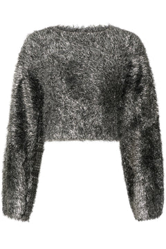 MattianiGZ Cropped Pullover - Gun Metal