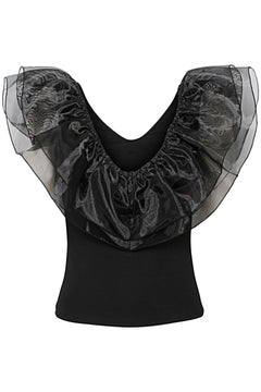 MistGZ Sl Frill Top - Black