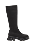 Biaprima Knee High Sock Boot Knit - Black