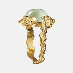 Goddess Ring Prehnit - Gold