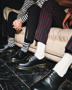 1461 Smooth Leather Shoes - Black Vintage Smooth