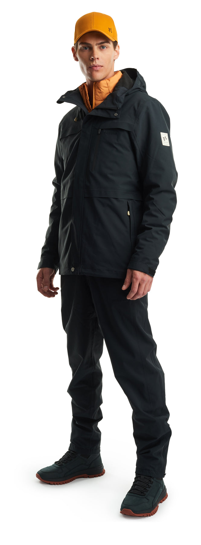 1222 2L Skalljakke - Skyggesort - Men