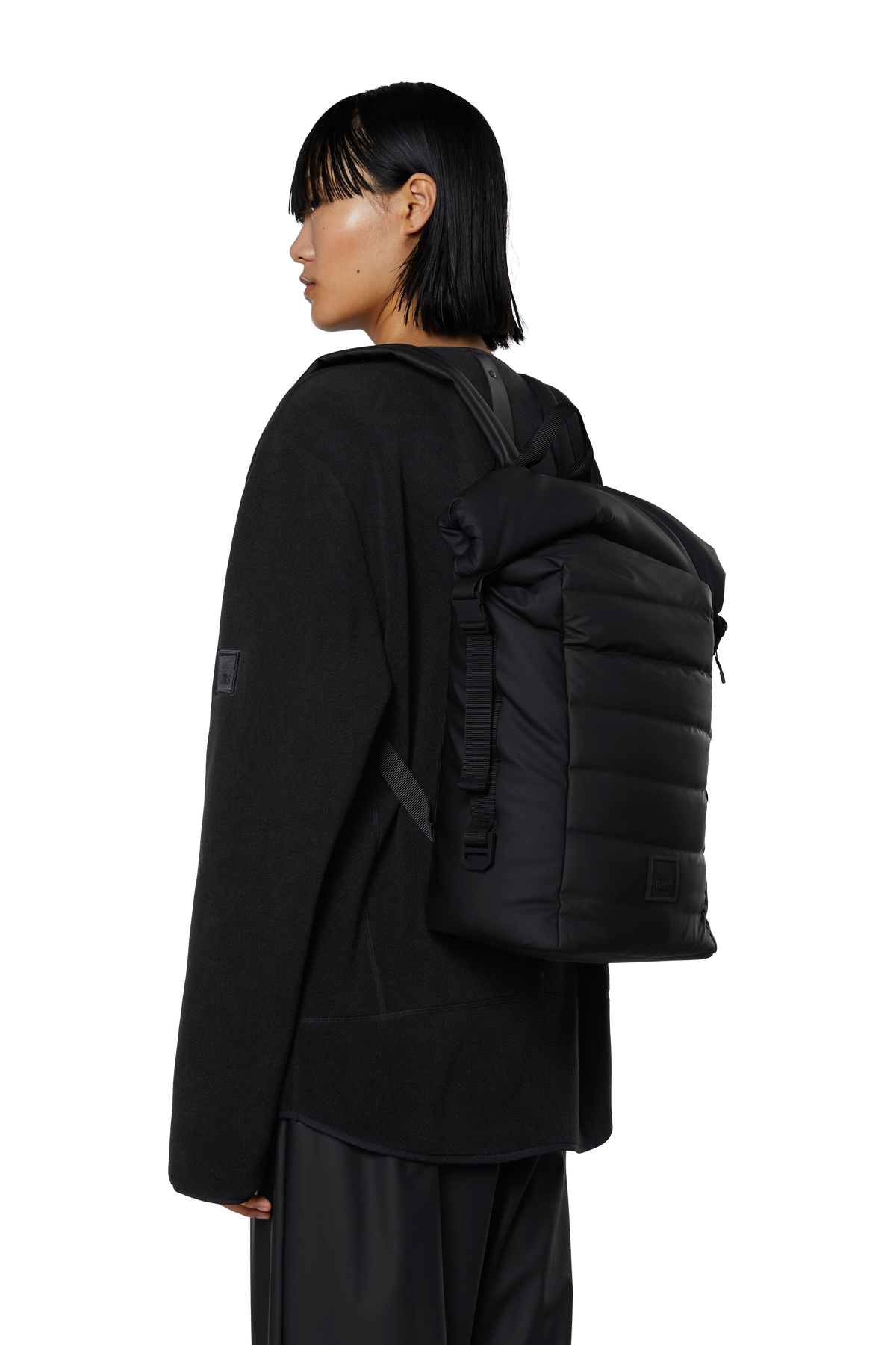 Textile Loop Backpack Rains - Vesker - Loop Backpack - Black - Villoid