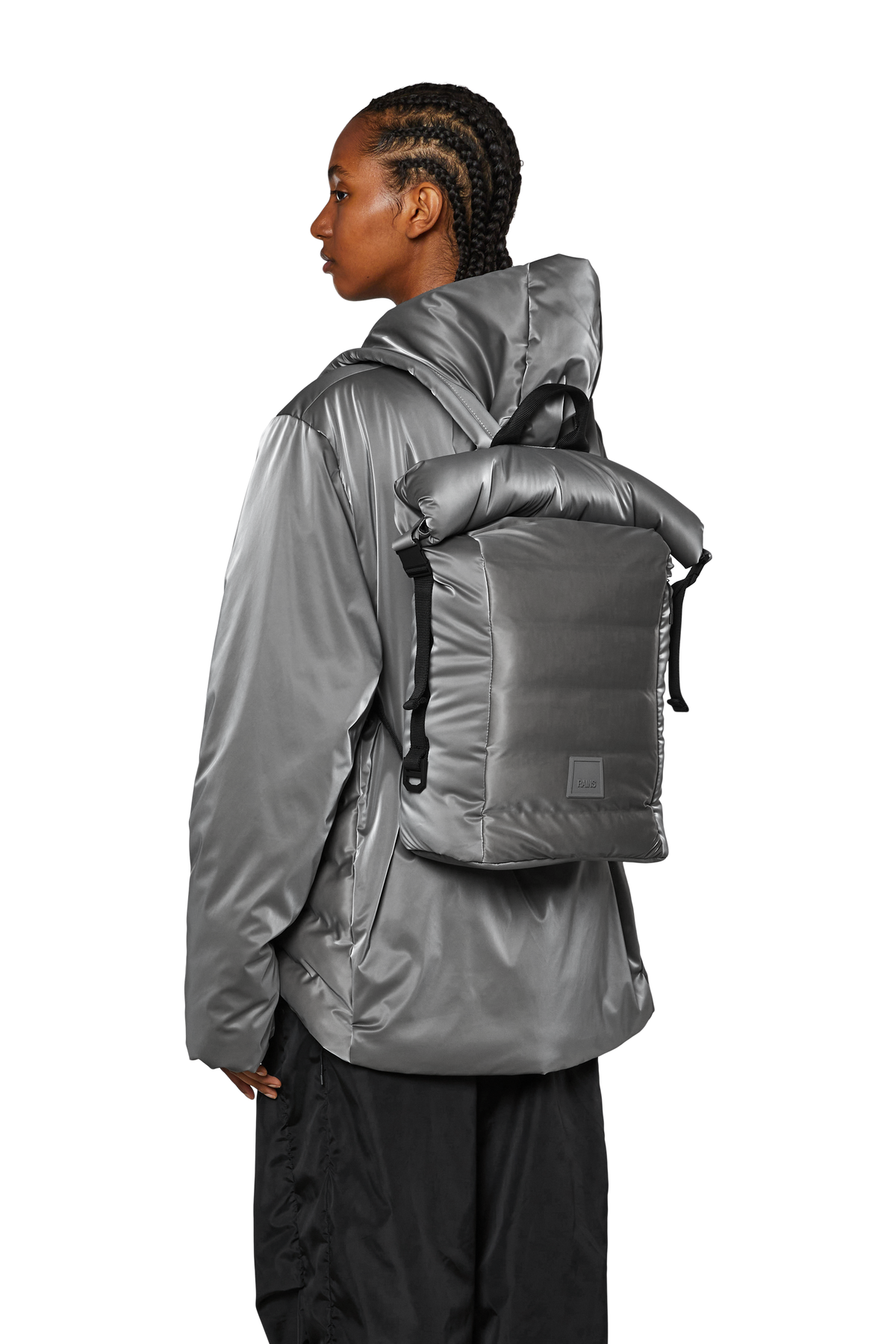 Textile Loop Backpack Rains - Vesker - Loop Backpack - Steel - Villoid
