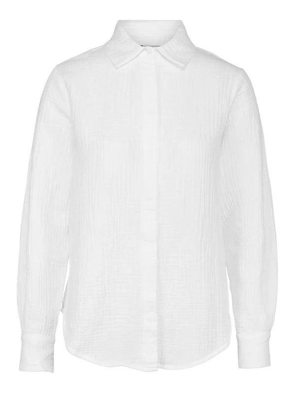 Livia Crepe Shirt - White