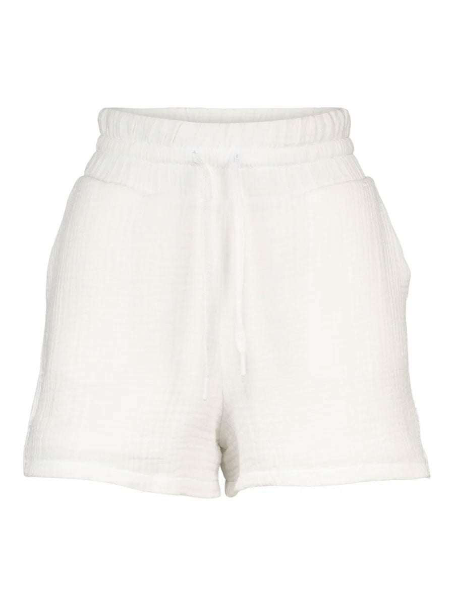 Brianna Crepe Shorts - White