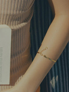 Sentiero Bracelet (S/M) - Gold