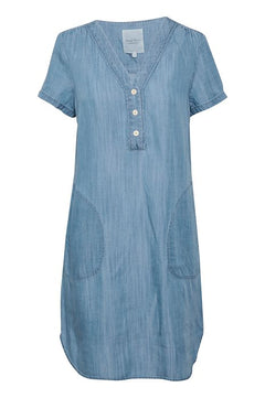 KaminasPW Dress - Medium Blue Denim