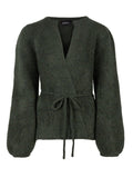Fredrikke Chunky Cardigan - Army