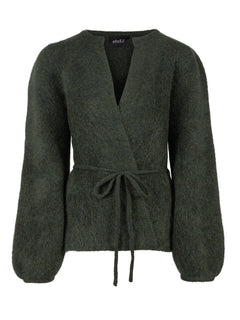 Fredrikke Chunky Cardigan - Army