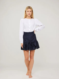Villie Lace Skirt - Navy