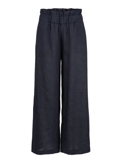 Zoe Linen Pants - Navy