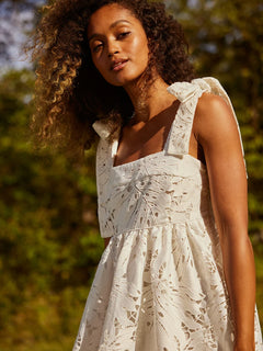 Aundry Lace Dress - White
