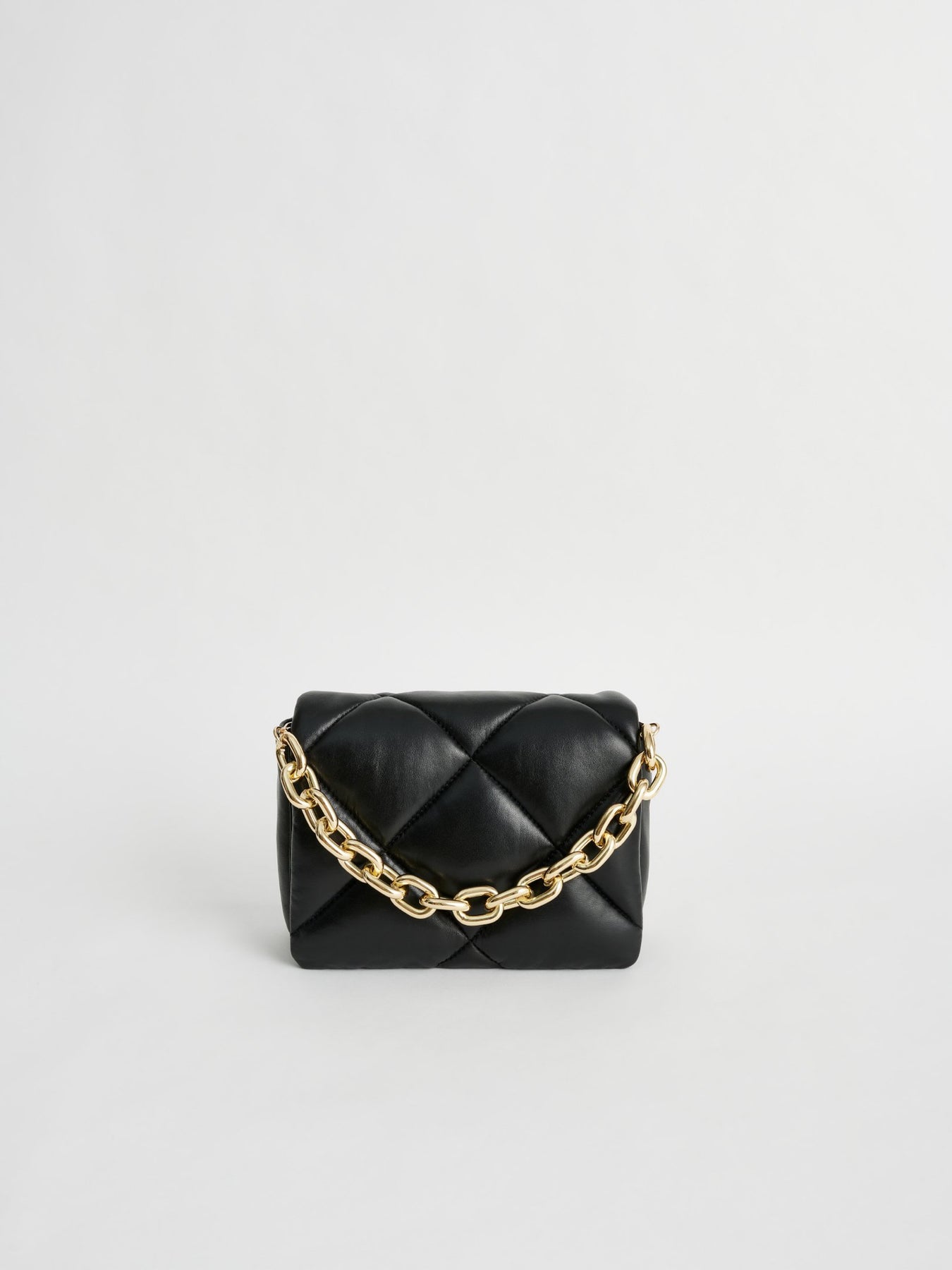 Brynn Chain Bag - Black/Gold