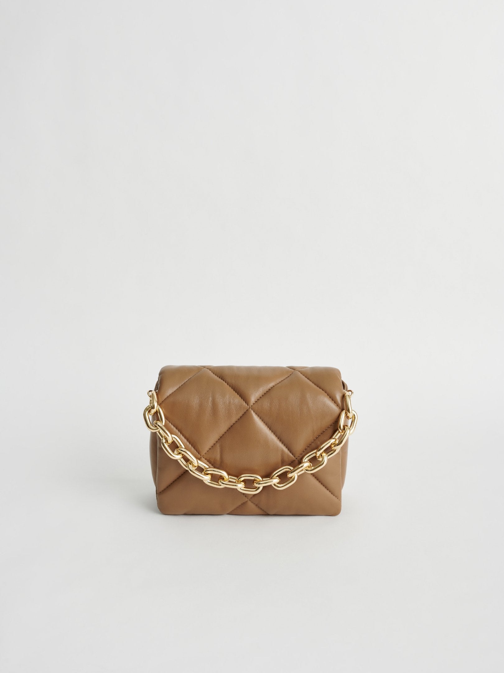 Brynn Chain Bag - Sand/Gold