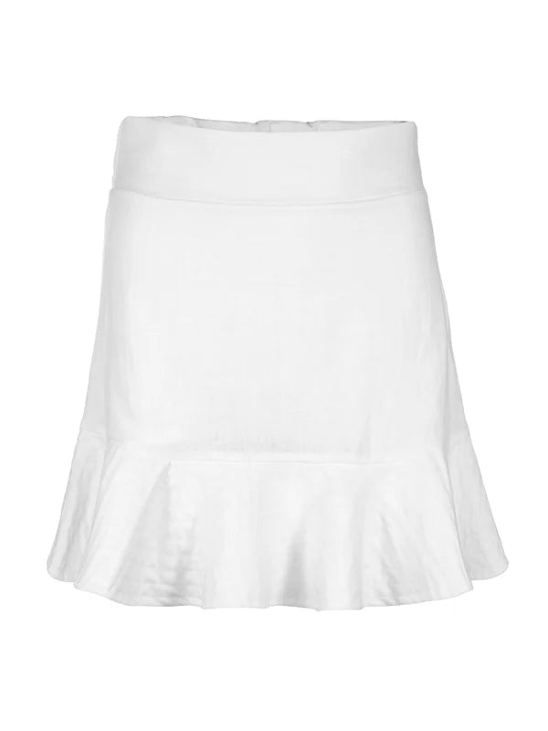 Alessia Linen Skirt - White