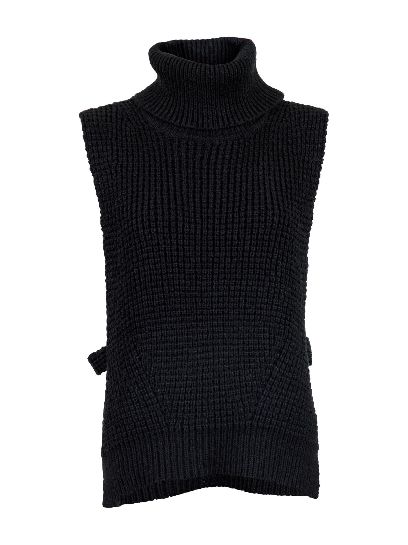 Jamie Knit Waistcoat - Black - Neo Noir - Gensere - VILLOID.no