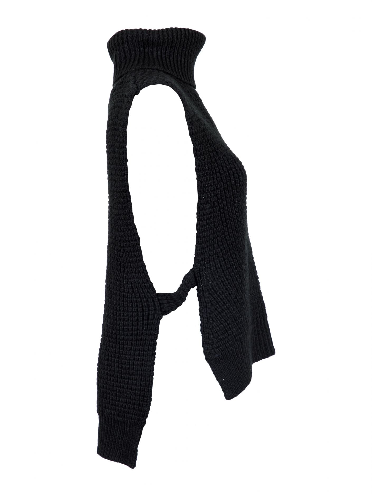 Jamie Knit Waistcoat - Black - Neo Noir - Gensere - VILLOID.no