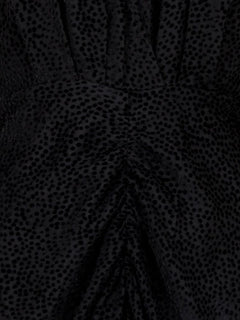 Paloma Dot Dress - Black