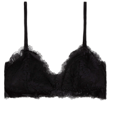 Skin Lime Bra - Black