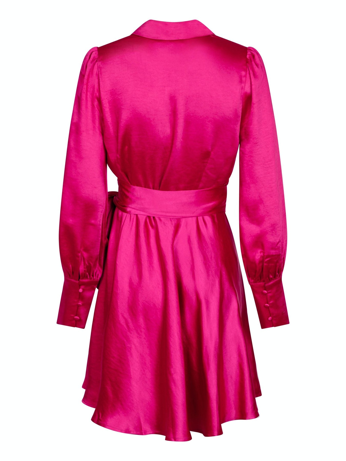 Dawn Satin Dress - Pink