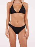 Skin Sand Crepe Bikini Top - Black