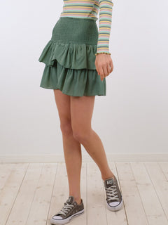 Carin R Skirt - Balsam Green