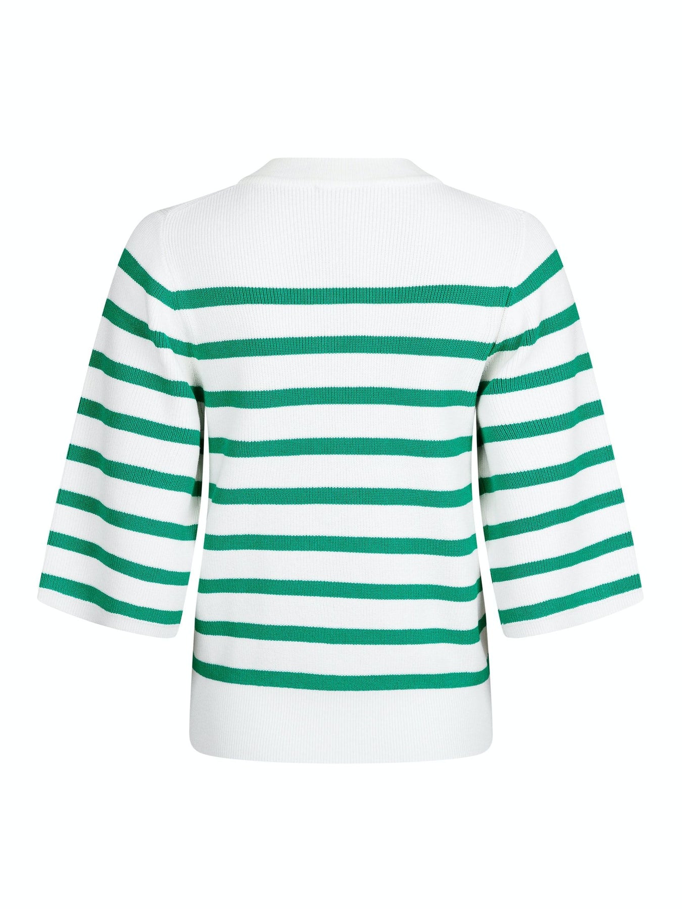 Minka Stripe Knit Blouse - Green
