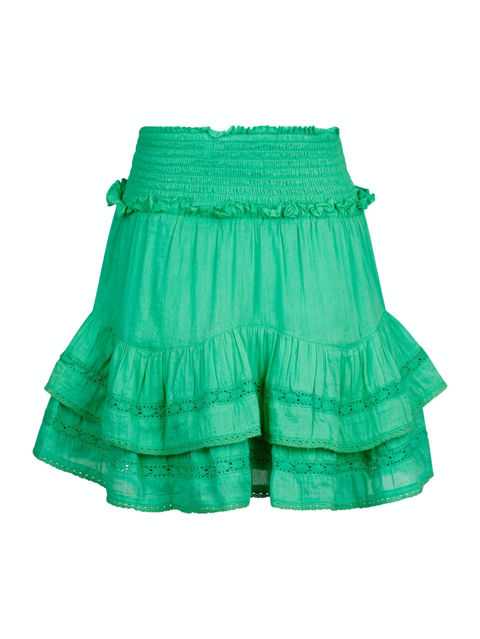 Marna S Voile Skirt - Soft Green