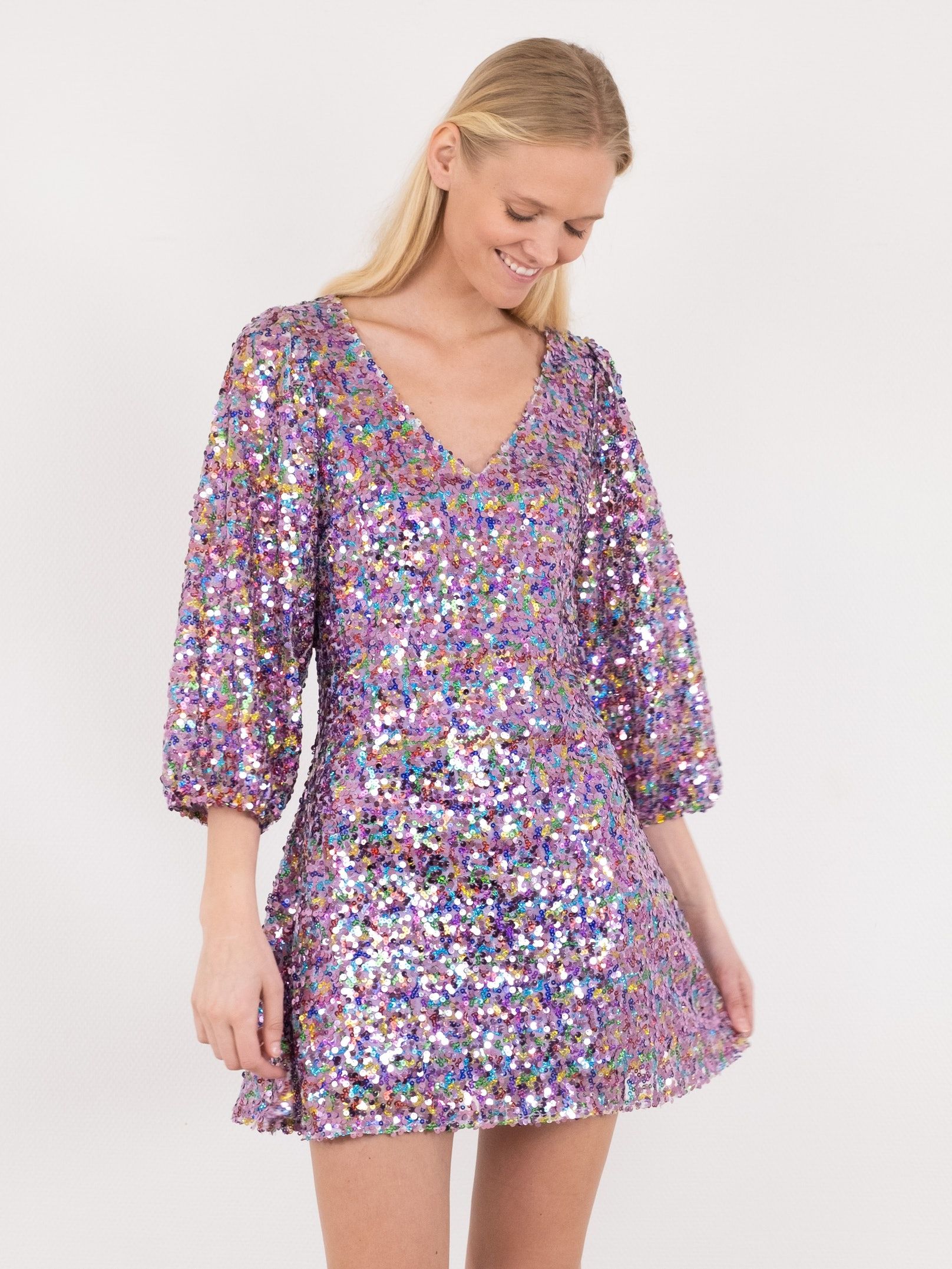 Sloane Confetti Sequins Dress - Multi