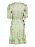 Marsa Love Rose Dress - Light Green