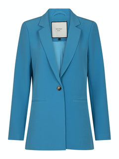 Avery Suit Blazer - Pool Blue