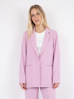 Avery Woven Blazer - Rose