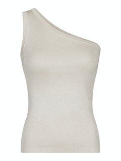 Clementine Glitter Knit Top - Champagne